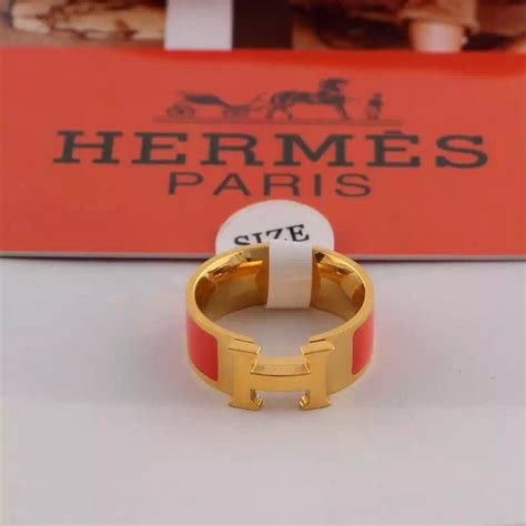 hermes fake yellow h ring|real hermes jewelry.